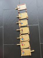 Houten kalender van de week, Janbibejan met knijpers., Ophalen of Verzenden, Zo goed als nieuw, Ontdekken