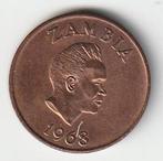 2  ngwee  1968  Zambia. km. 10, Postzegels en Munten, Munten | Afrika, Ophalen of Verzenden, Zambia, Losse munt
