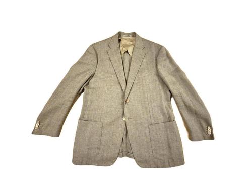 Corneliani Oger beige zijde en wol sportcoat SIZE 54 LARGE, Kleding | Heren, Kostuums en Colberts, Zo goed als nieuw, Maat 52/54 (L)