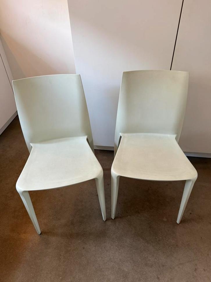 Vintage Heller - The Bellini Chair (2x) - jaren 90 design, Huis en Inrichting, Stoelen, Zo goed als nieuw, Twee, Kunststof, Overige kleuren