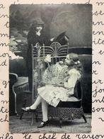 1907 Meisje met lang haar en waaier (NN), Verzamelen, Ophalen of Verzenden, Voor 1920, Gelopen, Kinderen