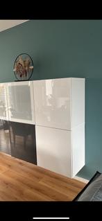 Twee grijze IKEA besta deuren, 50 tot 100 cm, 25 tot 50 cm, Ophalen of Verzenden, Zo goed als nieuw