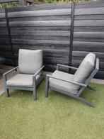 2 Longestoelen van het merk Lima intratuin, Tuin en Terras, Tuinsets en Loungesets, Gebruikt, Aluminium, Loungeset, Stoel