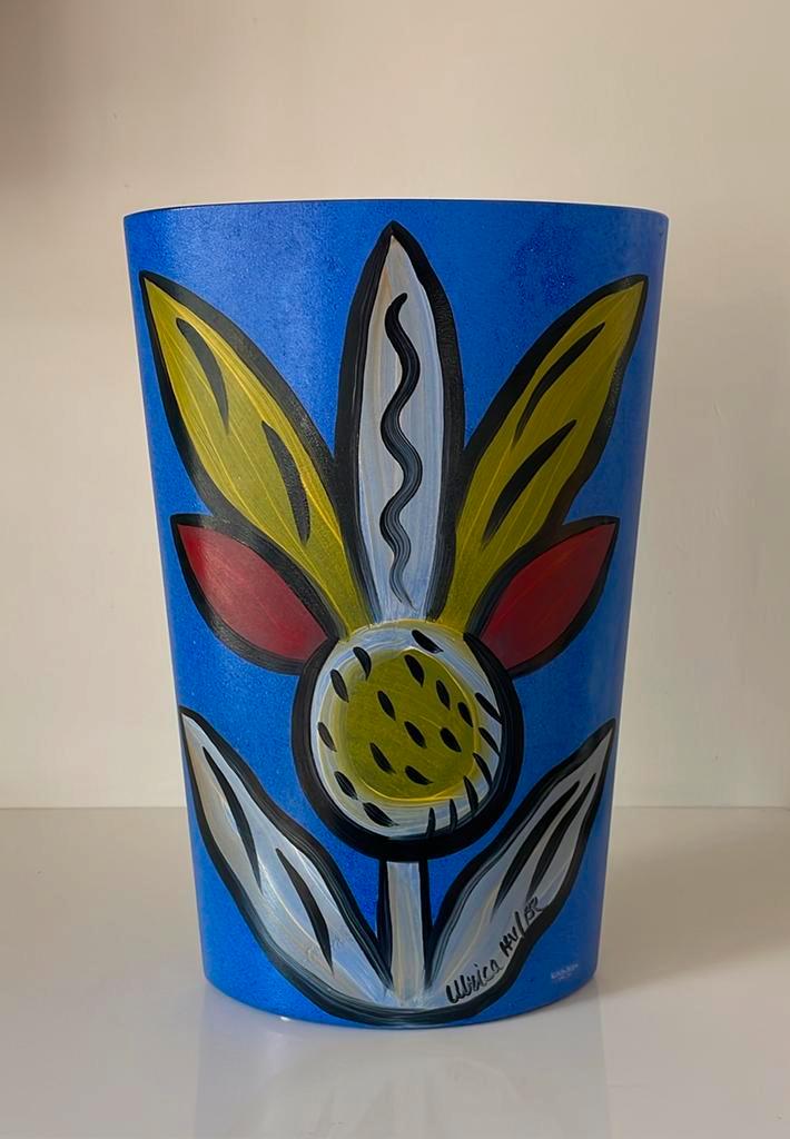 Kosta Boda Ulrica Hydman-Vallien vaas, Antiek en Kunst, Antiek | Glas en Kristal, Ophalen of Verzenden