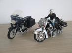 2 metalen Model motors Moto Guzzi en Harley Davidson 1:15, Motor, Gebruikt, Ophalen of Verzenden
