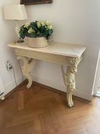 Sidetable 2x, Huis en Inrichting, Tafels | Sidetables, Ophalen, Overige materialen, 100 tot 150 cm, Brocante antiek