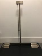 Art deco hanglamp ,geborsteld aluminium, Huis en Inrichting, Lampen | Hanglampen, Ophalen, Overige materialen, Art deco, Zo goed als nieuw