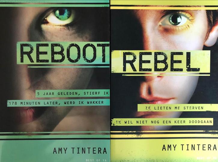 Reboot & Rebel - Amy Tintera (2 Boeken), Boeken, Fantasy, Zo goed als nieuw, Ophalen of Verzenden