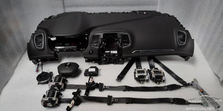 RENAULT SCENIC 4 IV 2016+ airbag set dashboard + passagiersa, Auto-onderdelen, Dashboard en Schakelaars, Gebruikt, Ophalen of Verzenden
