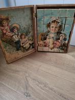 Antieke Victoriaanse blokkenpuzzel, Antiek en Kunst, Antiek | Speelgoed, Ophalen of Verzenden