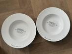 2x Riviera Maison Fresh Salad Plate saladebord wit ø30 cm, Ophalen of Verzenden, Zo goed als nieuw, Bord of Schaal