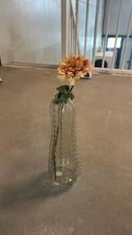 Glazen cactus vaas, Ophalen of Verzenden, Minder dan 50 cm, Groen, Glas