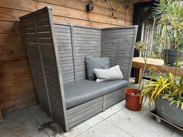 Tuinbank, Tuin en Terras, Tuinbanken, Gebruikt, Hout, Ophalen