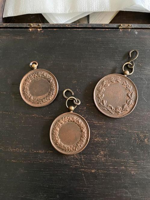 Harmonie Kunst Door Oefening Maastricht Medaille 1903 + 1907, Postzegels en Munten, Penningen en Medailles, Brons, Nederland, Ophalen of Verzenden