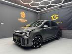 Kia Picanto 1.0 GDi GT-Line 10 JAAR GARANTIE KEYLESS-AUTOMAA, Auto's, Gebruikt, Zwart, 68 pk, Leder