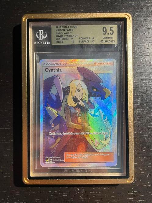 Pokemon Cynthia, Hobby en Vrije tijd, Verzamelkaartspellen | Pokémon, Zo goed als nieuw, Ophalen of Verzenden