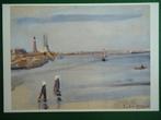(1724) Kunstkaart: T. SWAGEMAKERS / Strandgezicht IJmuiden, Verzenden, Gelopen