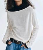 H&M off shoulder trui maat xl  Lichtbeige met boothals, H&M, Verzenden, Beige, Maat 46/48 (XL) of groter