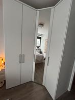 Nolte hoekkast met spiegel, Overige materialen, Gebruikt, 200 cm of meer, 75 cm of meer