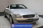 Mercedes SLK 230 cabriolet| Route 66 Auctions, Auto's, Oldtimers, Overige carrosserieën, Bedrijf, Zilver of Grijs, Lederen bekleding