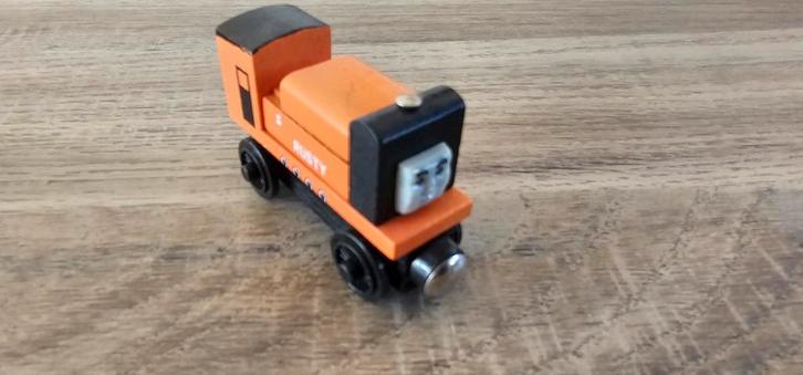 Thomas de trein hout Trein rusty, Kinderen en Baby's, Speelgoed | Thomas de Trein, Zo goed als nieuw, Ophalen of Verzenden