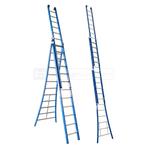 3-Delige Steekladder 8 meter te huur, Ophalen, Gebruikt, 4 meter of meer