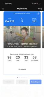Harry styles platinum tickets, Drie personen of meer, Mei