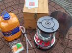 Foetsie Tonysun petroleumkachel met kist, scherm, petroleum, Ophalen, Gebruikt