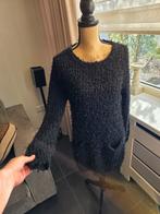 Gebreide jurk maat 42 XL vintage, Zwart, Maat 42/44 (L), Ophalen of Verzenden, Zo goed als nieuw
