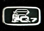 Audi Q 7 pin, zwart-zilverkleur, Verzamelen, Verzenden, Nieuw, Transport, Speldje of Pin
