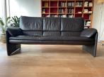 Donkerbruin leren bank leolux, Huis en Inrichting, Ophalen, 150 tot 200 cm, Driepersoons, Zo goed als nieuw