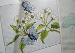 Borduurpatroon  Bloesem en vlinders  nr 3857, Verzenden, Nieuw, Handborduren, Patroon