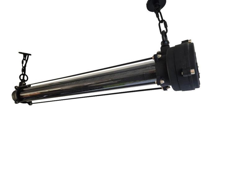 Super gave stoere industriële zuiver design hanglamp, Huis en Inrichting, Lampen | Hanglampen, Gebruikt, Minder dan 50 cm, Glas