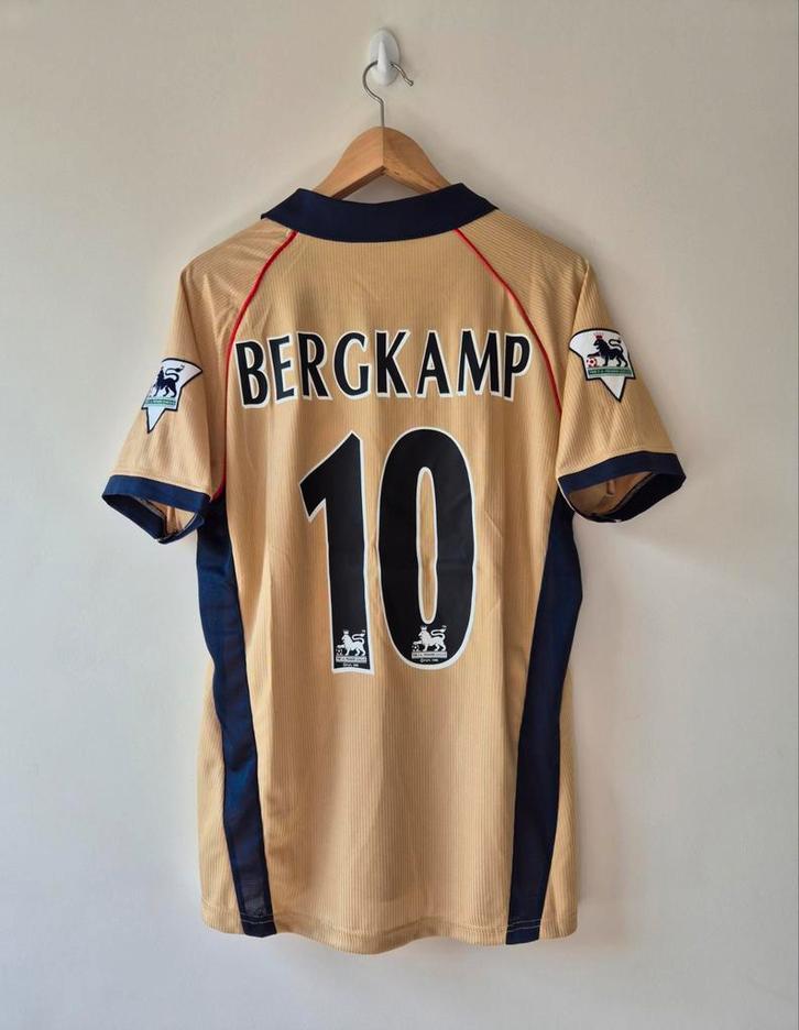 Nieuw Nike Arsenal shirt 2001/2002 Bergkamp 10 maat medium, Sport en Fitness, Voetbal, Nieuw, Shirt, Maat M, Ophalen of Verzenden