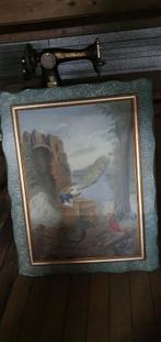 Schilderij plaat apart vreemde vogels., Huis en Inrichting, Woonaccessoires | Lijsten, Ophalen of Verzenden, Zo goed als nieuw