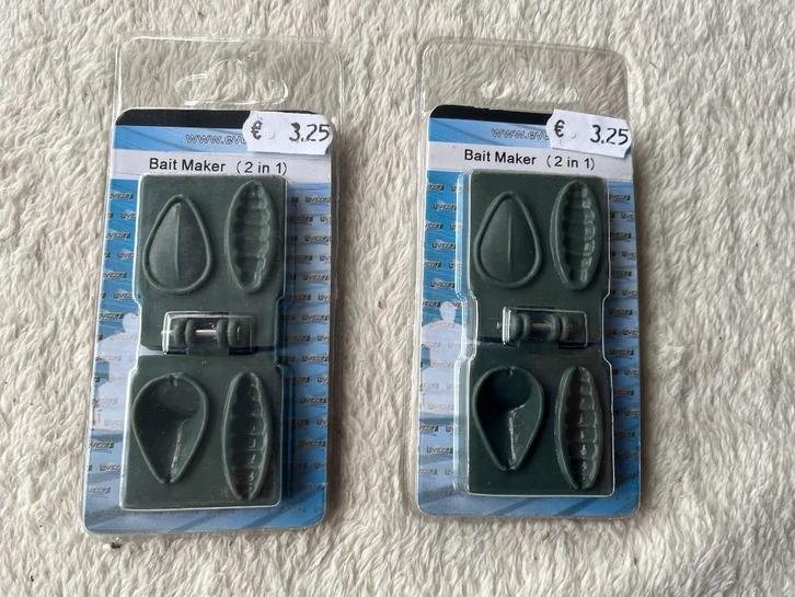 adv 255 / NIEUW set van 2 foreldeeg mal, Watersport en Boten, Hengelsport | Algemeen, Nieuw, Overige typen, Ophalen of Verzenden