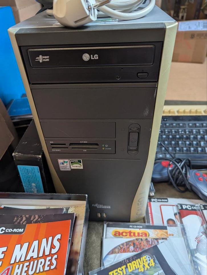 Retro PC Games & Computer - Nostalgie ten top!, Computers en Software, Desktop Pc's, Gebruikt, Minder dan 2 Ghz, HDD, Minder dan 4 GB