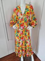 NIEUW!GOLD & SILVER MAXI VISCOSE ZOMERJURK IBIZA/BOHO MT M, Overige kleuren, Gold & Silver, Maat 42/44 (L), Nieuw