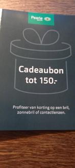 Gratis Cadeaubon Pearl, Eén persoon, Cadeaubon