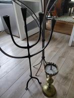 Kandelaars metaal, Antiek en Kunst, Ophalen, Overige materialen