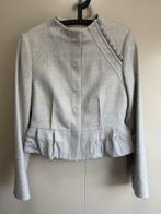BCBGmaxazria grijs wollen prachtig colbert jasje | mt S, Ophalen of Verzenden, Zo goed als nieuw, Maat 36 (S), Grijs