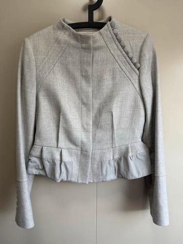 BCBGmaxazria grijs wollen prachtig colbert jasje | mt S beschikbaar voor biedingen