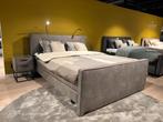 Caresse 6010 Gold boxspring elektrisch, Huis en Inrichting, Ophalen, 210 cm, Tweepersoons, Zo goed als nieuw