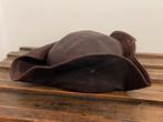 Jack Sparrow Tricorn Hoed - Echt Leer, Ophalen of Verzenden, Zo goed als nieuw, 60 cm (XL, 7½ inch) of meer, Hoed