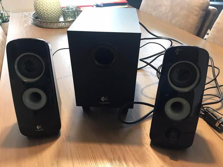 Logitech Speaker System Z323, Audio, Tv en Foto, Luidsprekers, Zo goed als nieuw, Front, Rear of Stereo speakers, 120 watt of meer