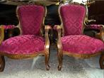 2 Lodewijk barok fauteuils, Antiek en Kunst, Antiek | Meubels | Stoelen en Banken, Ophalen