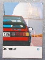 Brochure VW SCIROCCO - 1986 NL., Auto diversen, Handleidingen en Instructieboekjes, Ophalen of Verzenden