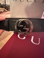 Gucci riem dubbelzijdig orgineel, maat 90, zgan, Kleding | Dames, 80 tot 90 cm, Zwart, Tailleriem, Ophalen of Verzenden