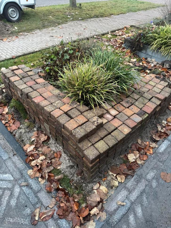 5m2 Stenen/Klinkers - Tuinproject, Tuin en Terras, Tegels en Klinkers, Gebruikt, Klinkers, Beton, 5 tot 10 m², Ophalen