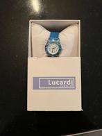 Lucardi Kinderhorloge - Blauw, Sieraden, Tassen en Uiterlijk, Ophalen of Verzenden, Zo goed als nieuw, Blauw, Jongen of Meisje